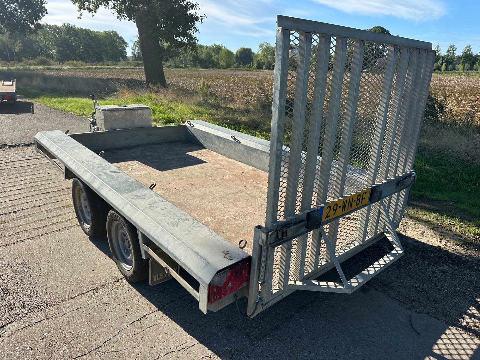 Machinetransporter 3500 kg  tandemasser !!, Ophalen of Verzenden, Zo goed als nieuw