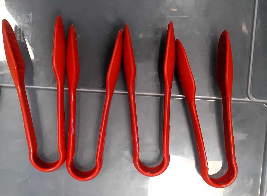 4 Gourmet Tangen, Overige typen, Kunststof, Nieuw, Ophalen of Verzenden