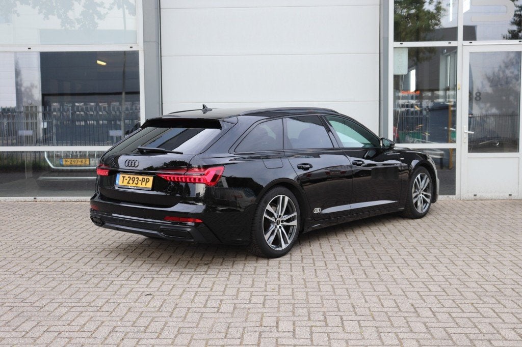 Audi A6 40 TFSI S EDITION COMPETITION/ORIG.NL/1E.EIG/DEALERO, Auto's, Audi, Zwart, 204 pk, 102 €/maand, A6