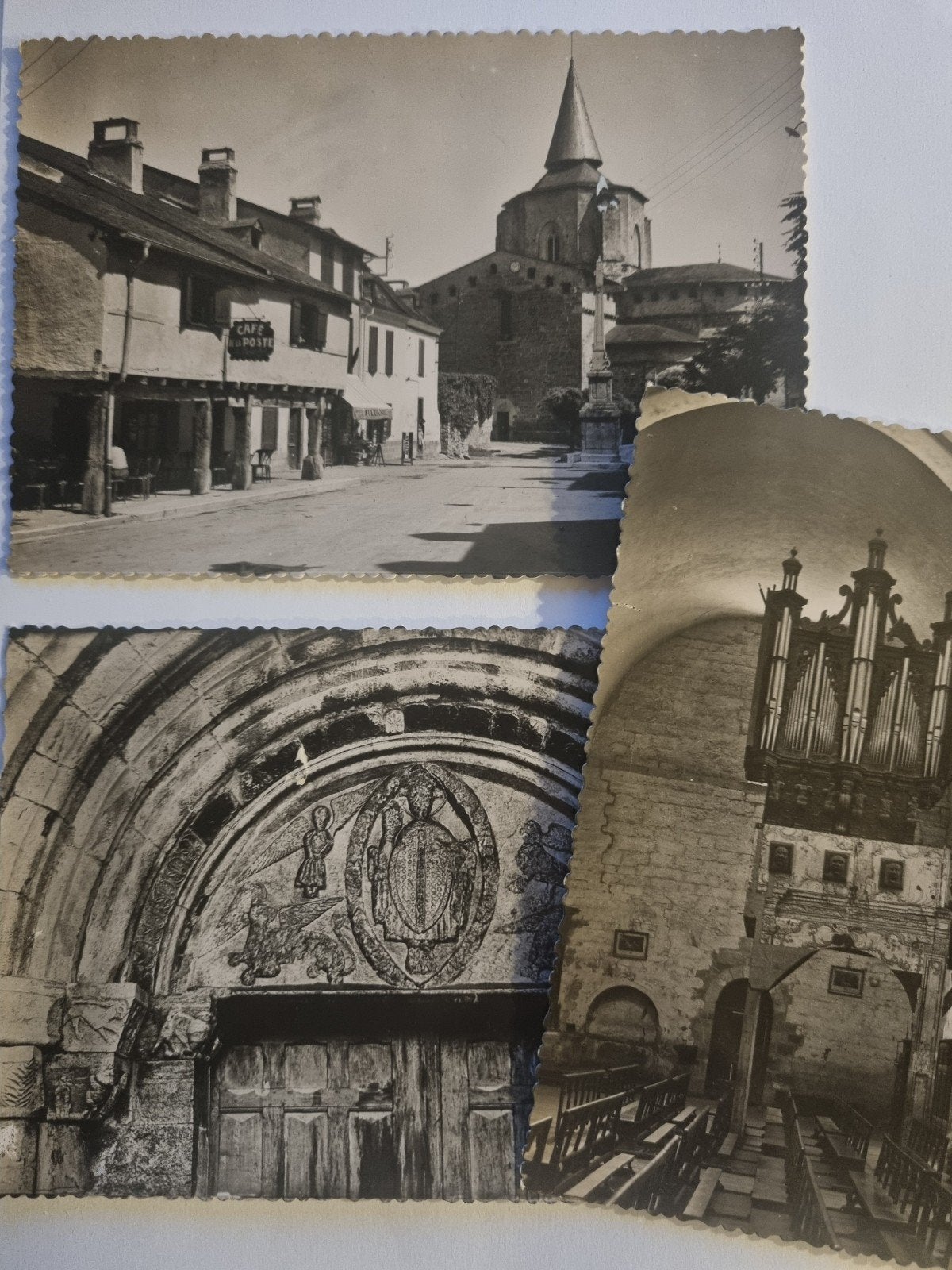 3 oude fotokaarten Saint-Savin (H-P) Frankrijk, Ophalen of Verzenden, Voor 1920, Ongelopen, Frankrijk