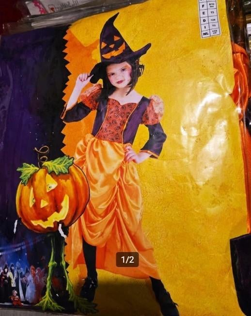 Prinses Belle outfit mt 128 / 140, Ophalen of Verzenden, Nieuw, 134 t/m 140, Meisje