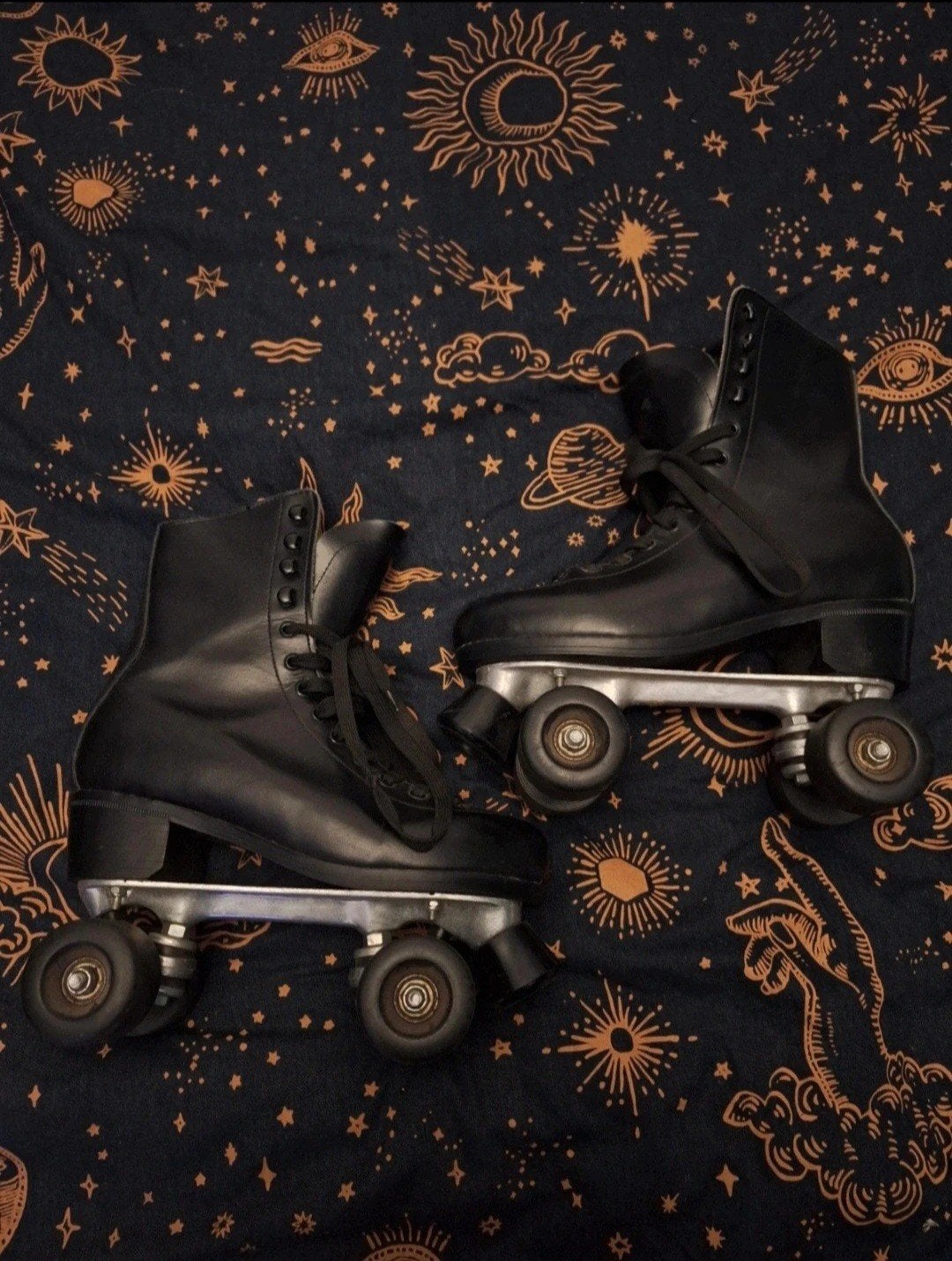Vintage leren rolschaatsen maat 39, Ophalen, Gebruikt, Overige typen