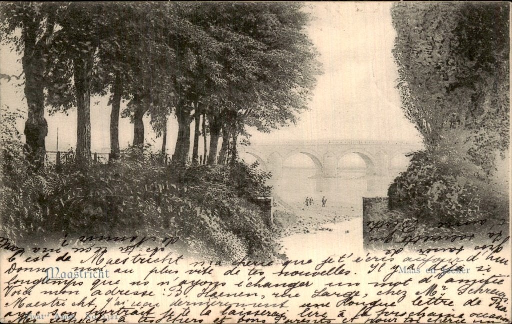 Maastricht - Maas en Jeker - Vivat 2321, Ophalen of Verzenden, Voor 1920, Gelopen, Limburg