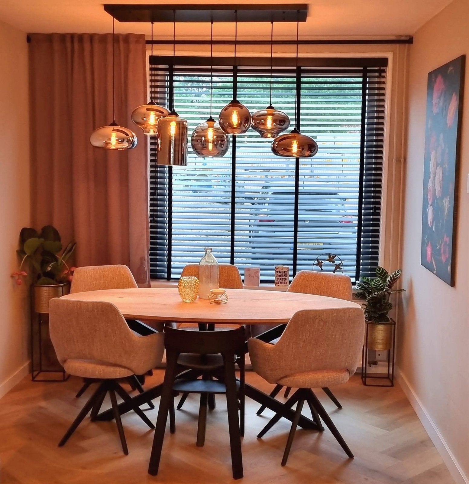 Ovale eettafel massief Eiken blad 180x90, Ophalen, 50 tot 100 cm, Zo goed als nieuw, 150 tot 200 cm