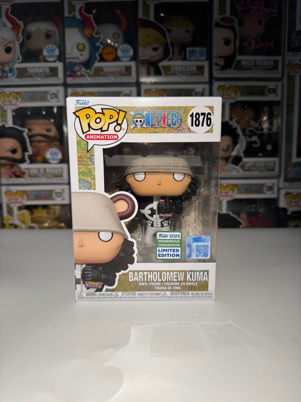 Funko Pop! One Piece 1876 Bartholomew Kuma Limited Edition, Verzamelen, Ophalen of Verzenden, Nieuw