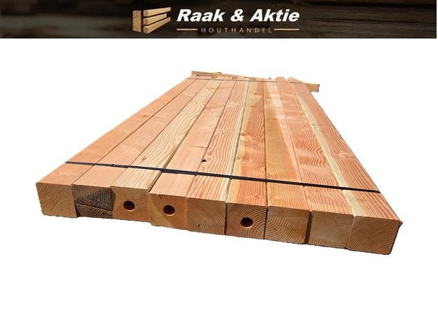 9 Douglas palen / balken 12x12 cm 2.20 meter lang - nr: TB8, Ophalen, Nieuw, 180 tot 250 cm, Overige typen