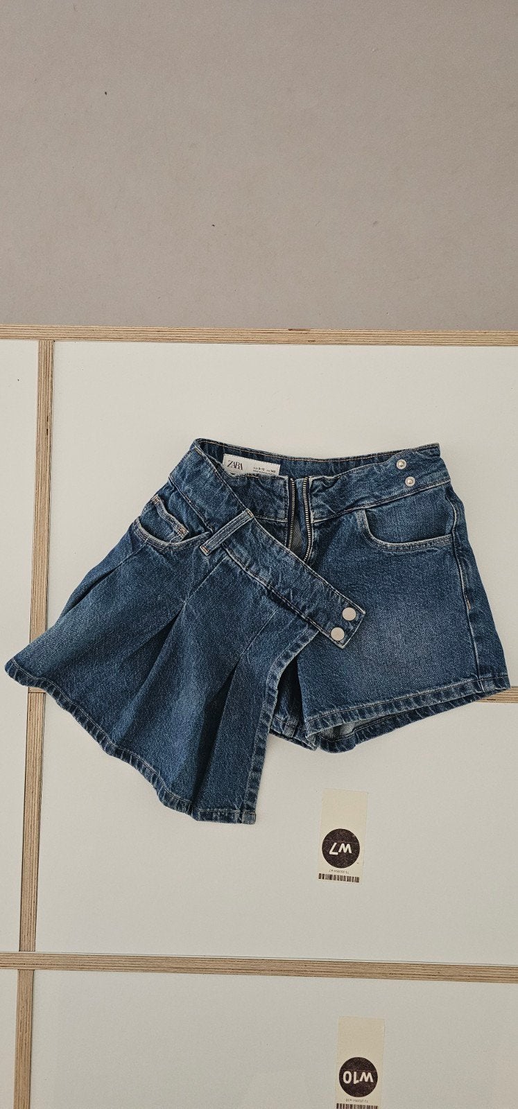 Zara denim skort - Maat 34 (XS), Blauw, Zara, Ophalen of Verzenden, Zo goed als nieuw