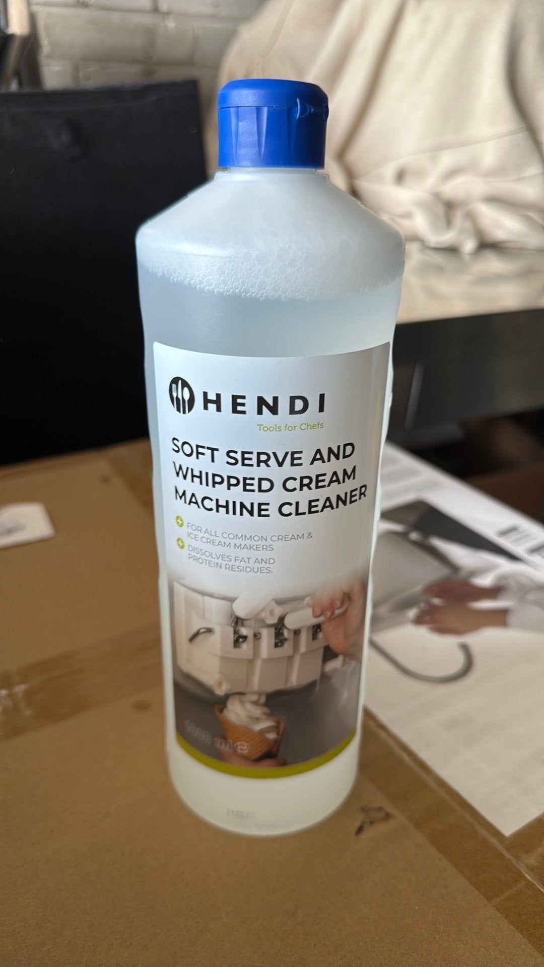 5 flessen Hendi softijs cleaner voor softijsmachine, Ophalen of Verzenden, Schoonmaakmiddel