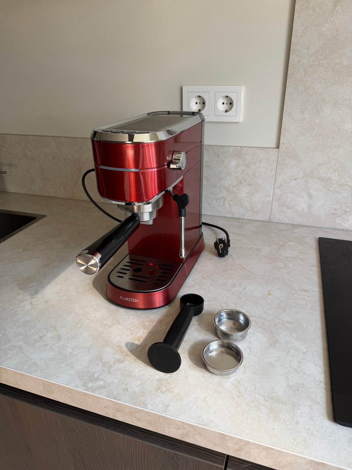 Espresso Apparaat, Ophalen, Afneembaar waterreservoir, Espresso apparaat, Gemalen koffie