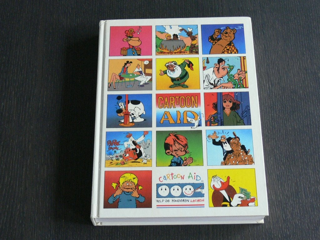 Cartoon Aid 1989, Boeken, Eén stripboek, Ophalen of Verzenden, Gelezen