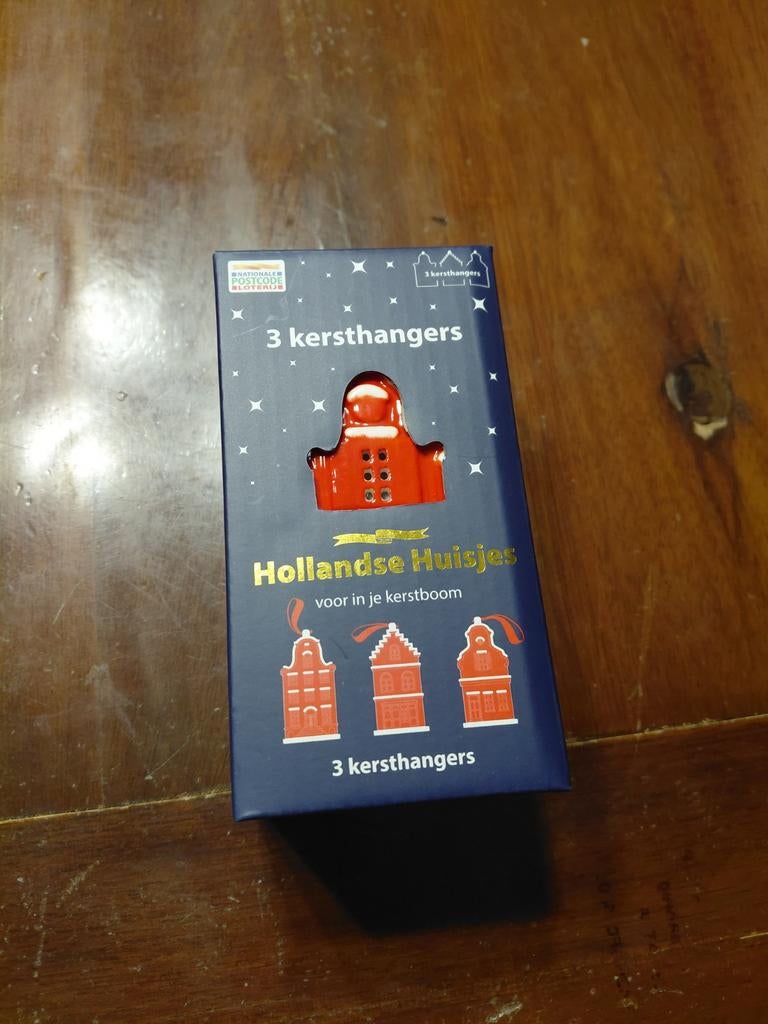 Te koop kersthangers postcodeloterij Hollandse huisjes, Ophalen of Verzenden, Nieuw