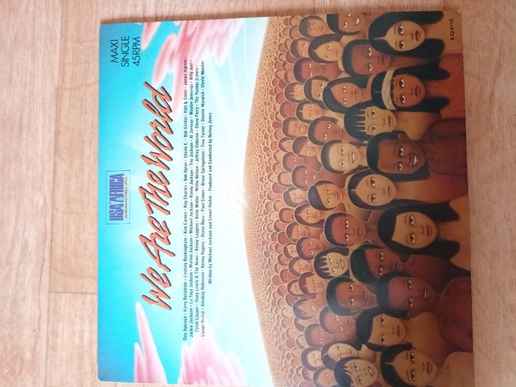 Lp USA Africa We Are The World, Ophalen, LP, Zo goed als nieuw, Pop