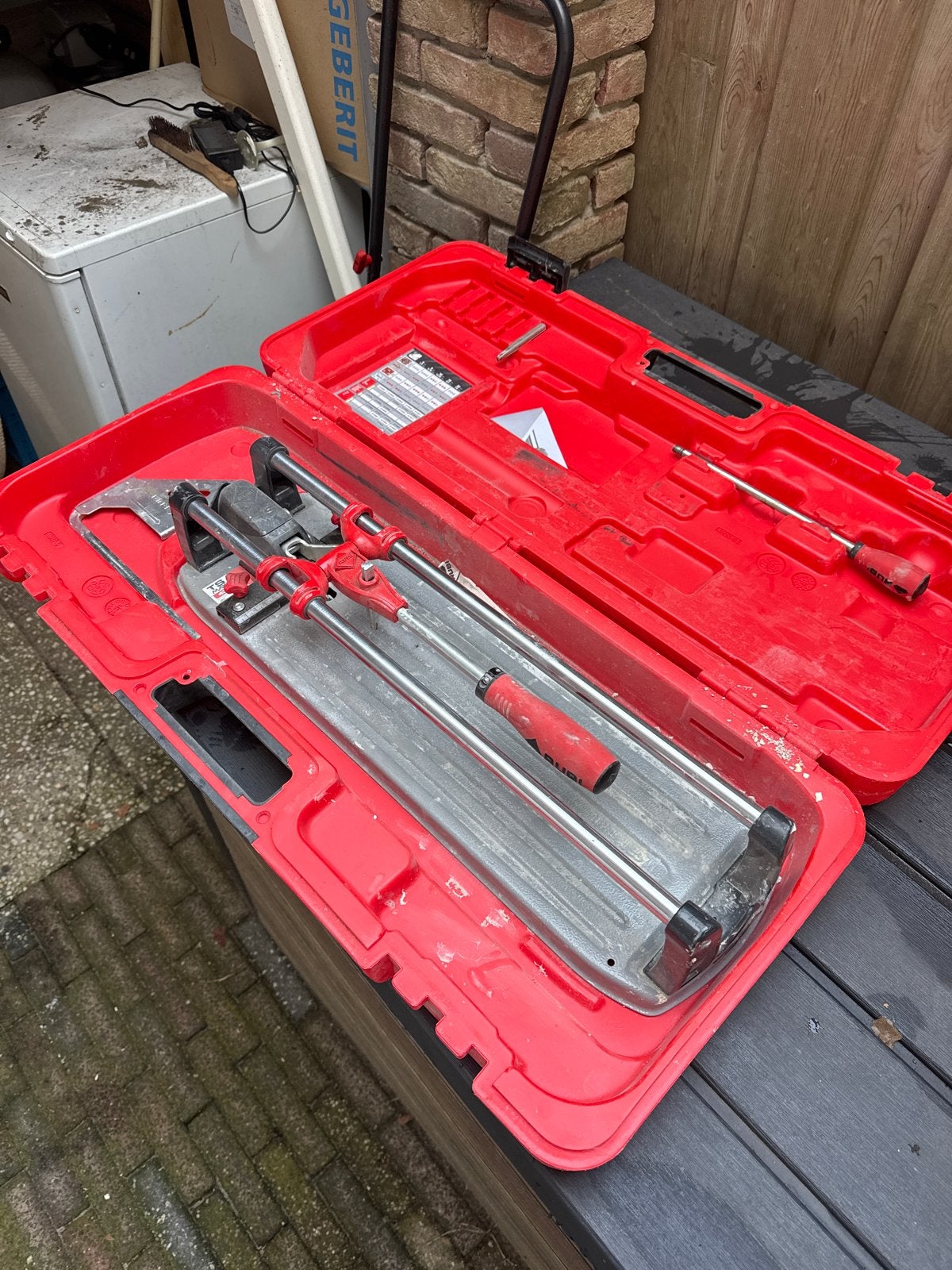 Rubi TS Max 43 Tegelsnijder - Zo goed als nieuw, Doe-het-zelf en Verbouw, Ophalen of Verzenden, Zo goed als nieuw, Overige typen