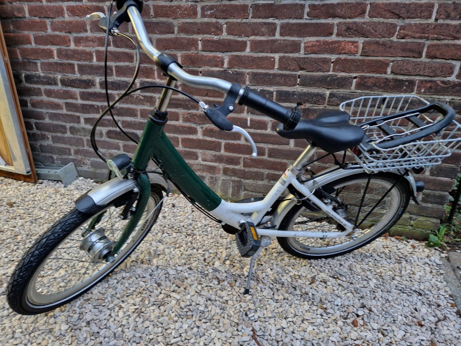 Puky Skyride 20 inch kinderfiets met mandje, 20 inch of meer, Gebruikt, Velgrem, Ophalen