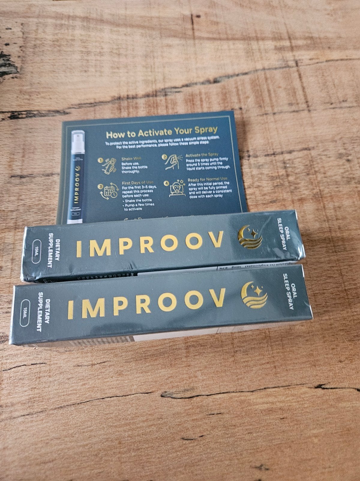 IMPROOV Oral Sleep Spray - 2x 15ml Voedingssupplement, Ophalen of Verzenden, Nieuw, Overige typen