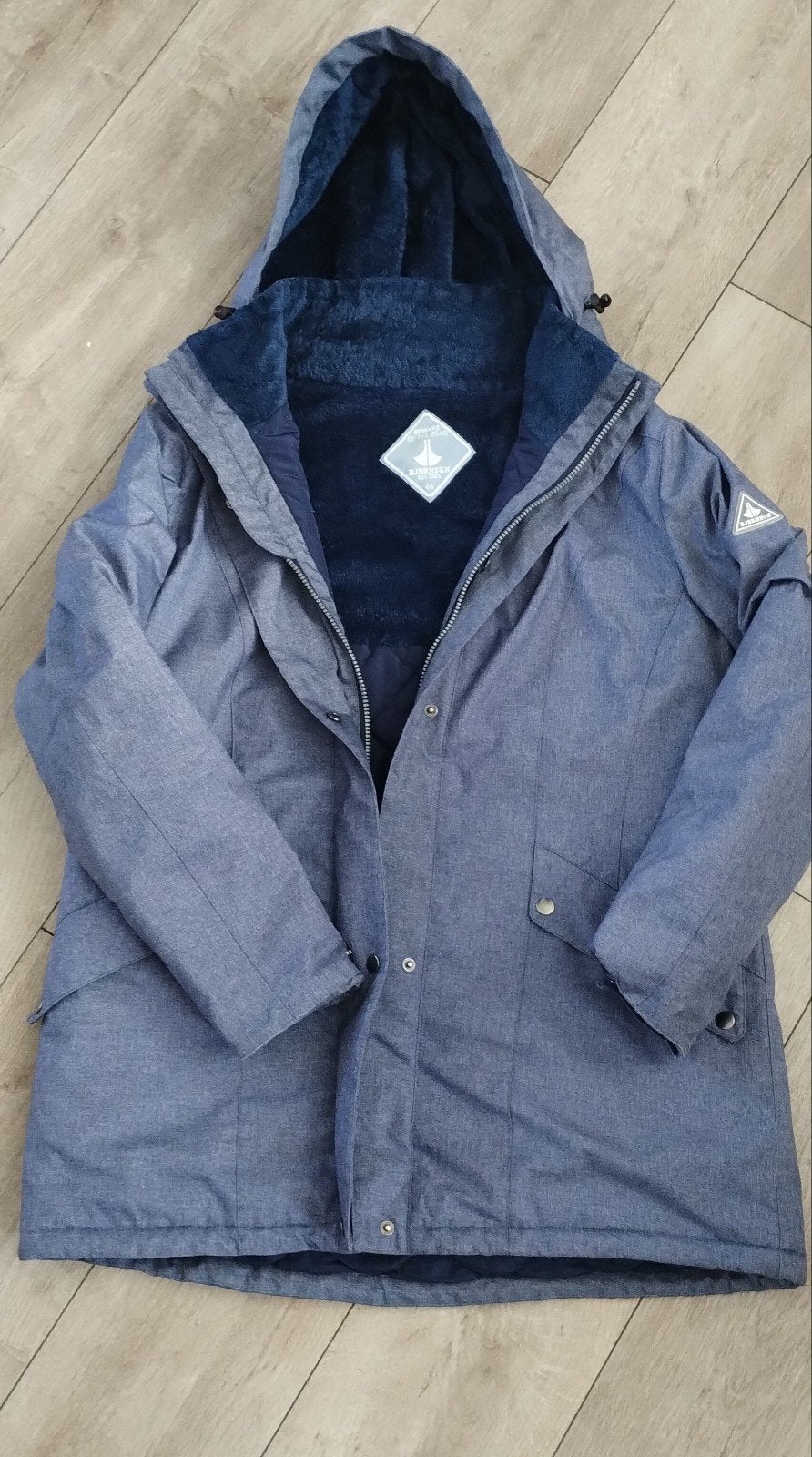 Kjelvik winterjas maat 46, blauw, Kleding | Dames, Blauw, Maat 46/48 (XL) of groter, Ophalen of Verzenden, Kjelvik