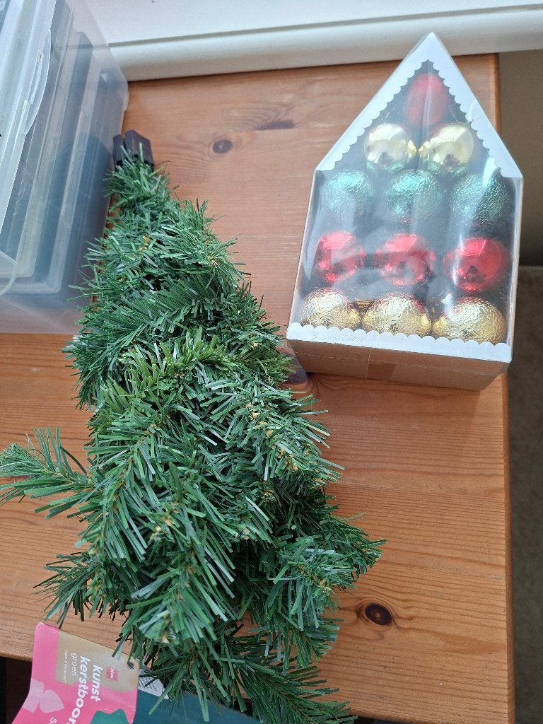 NIEUW Hema Kerstboom en Kerstballen, Diversen, Ophalen of Verzenden, Nieuw
