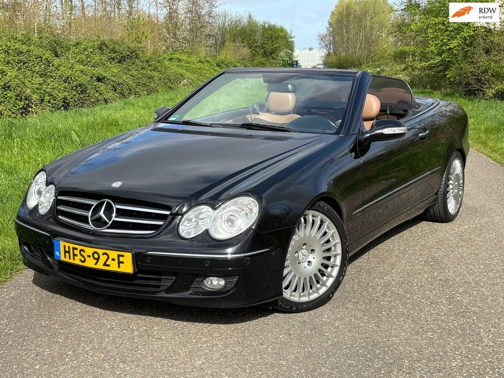 Mercedes-Benz CLK-klasse Cabrio 350 Avantgarde Aut/Navi/Lede, Auto's, Mercedes-Benz, Automaat, Achterwielaandrijving, Gebruikt