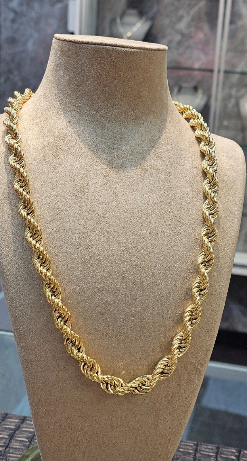 Afgeprijsd‼️ Rope chain 14k gouden ketting 42.05 gram, Sieraden, Tassen en Uiterlijk, Kettingen, Nieuw, Goud, Goud, Ophalen of Verzenden