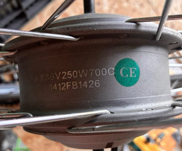 Voorwielmotor 36v 7 polig, Fietsen en Brommers, Ophalen
