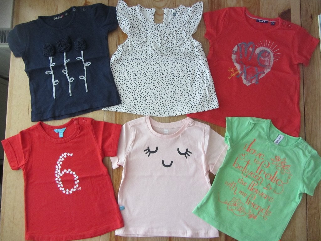 T-shirtjes maat 80, Ophalen of Verzenden, Zo goed als nieuw, Meisje, Shirtje of Longsleeve