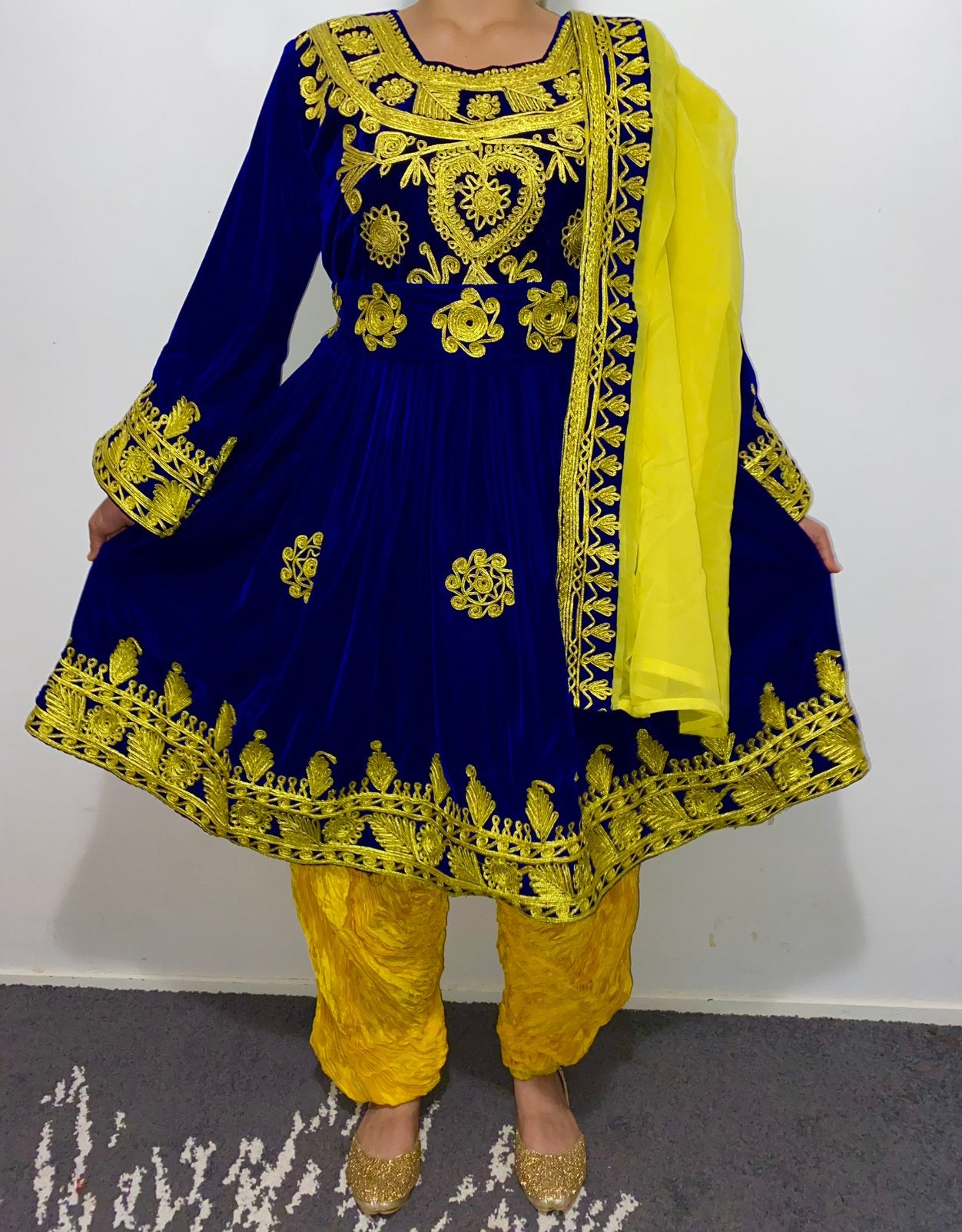 Afghaanse jurk / kleding / afghani, Ophalen of Verzenden, Zo goed als nieuw