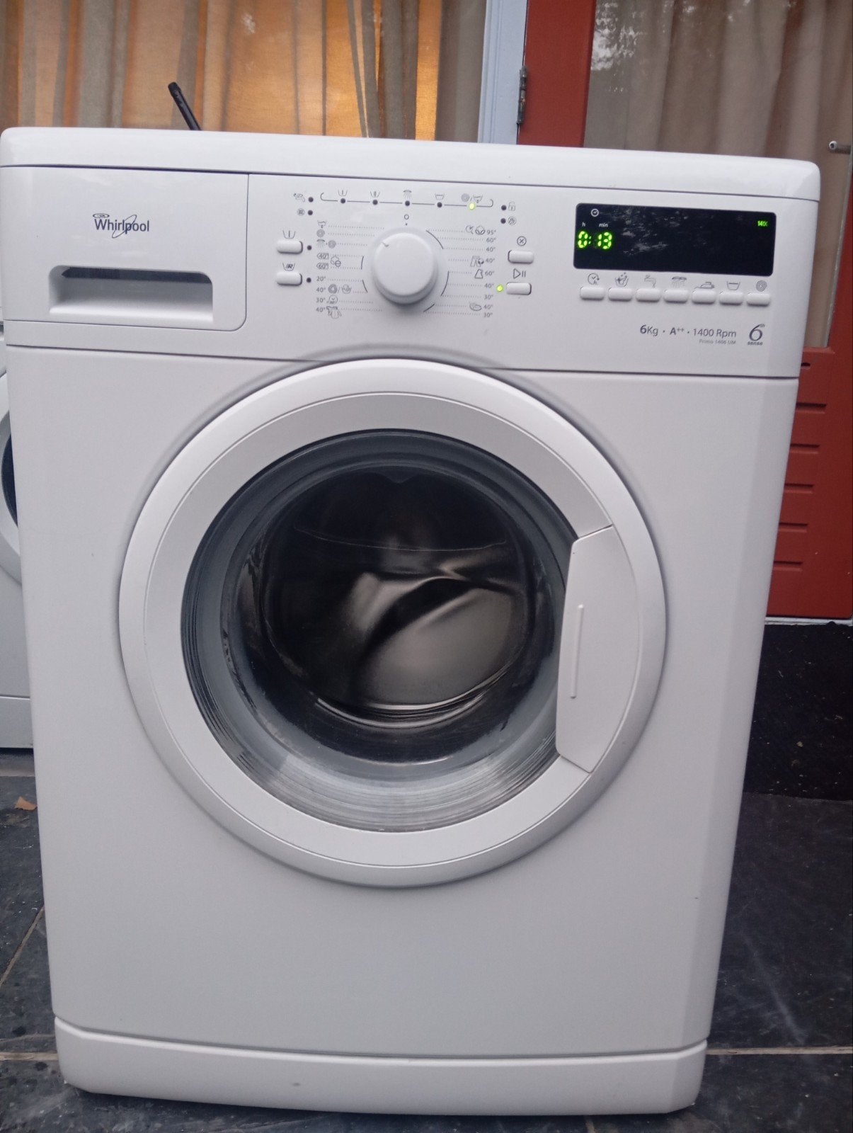 Whirlpool Wasmachine 6 kg A+++ 1400 RPM, Ophalen of Verzenden, Zo goed als nieuw, 85 tot 90 cm, 1200 tot 1600 toeren
