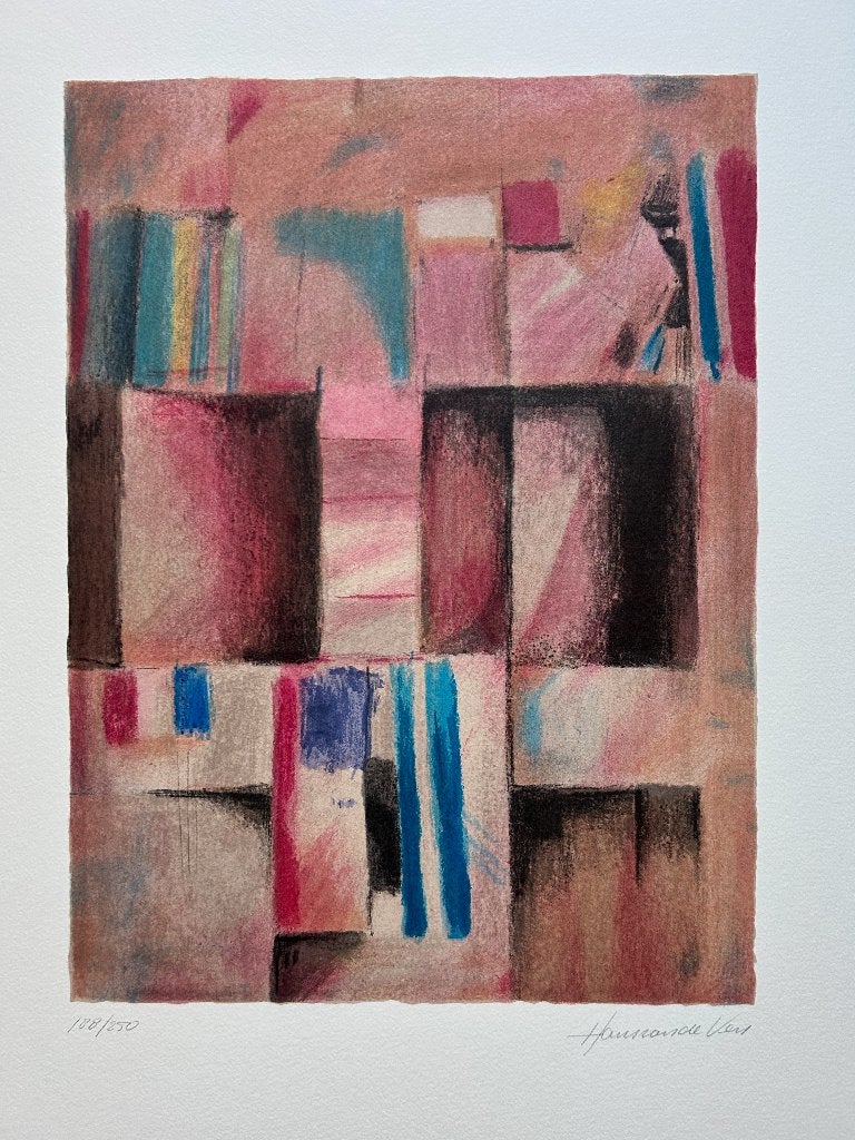 Zeefdruk Hans van de Ven, Antiek en Kunst, Kunst | Litho's en Zeefdrukken, Gesigneerd, Verzenden, Zeefdruk