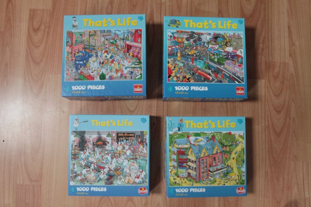 That's Live legpuzzels, Ophalen of Verzenden, 500 t/m 1500 stukjes, Zo goed als nieuw