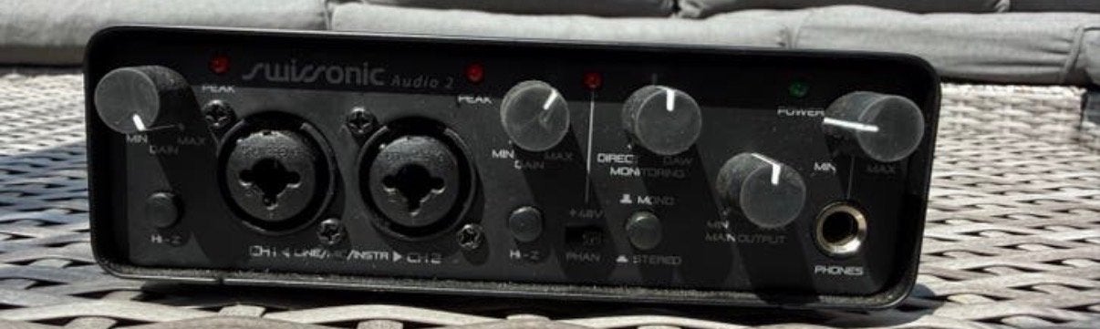 Swissonic Audio 2 USB Audio Interface, Ophalen of Verzenden, Zo goed als nieuw