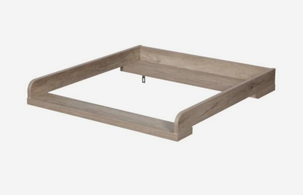Kidsmill Brent Oldwood Bladvergroter voor Commode, 50 tot 70 cm, Zo goed als nieuw, 75 tot 100 cm, Opstaande rand