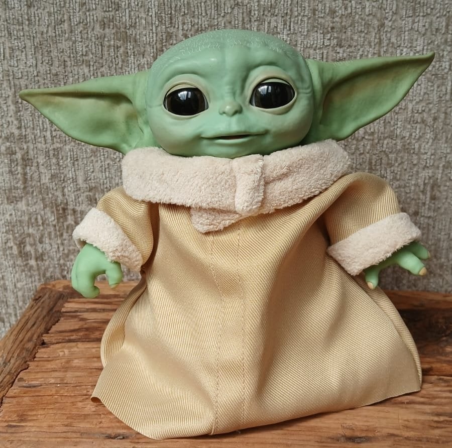 Star Wars Baby Yoda Grogu 2020 Child The Mandalorian, Ophalen of Verzenden, Zo goed als nieuw, Actiefiguurtje