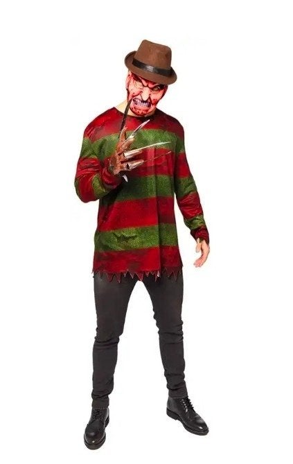 Halloween Freddy Krueger nieuw maat L, Verzenden, Nieuw, Halloween, Kleding