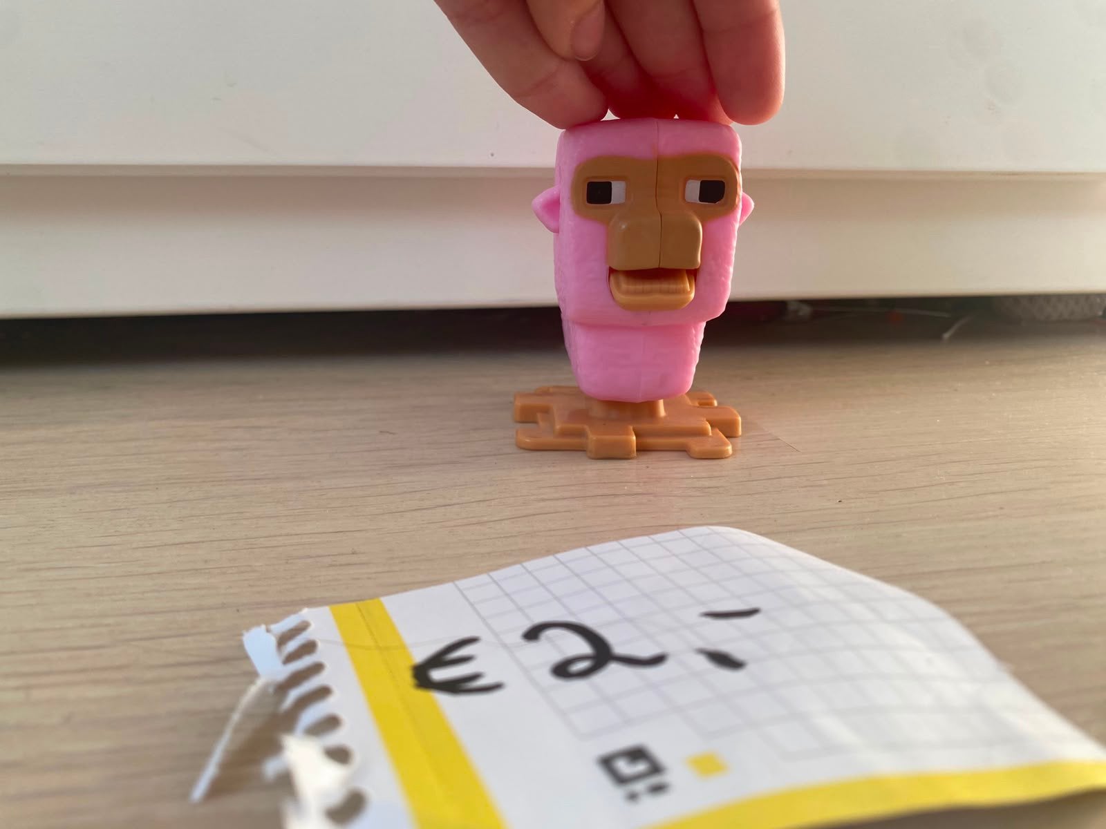 Minecraft roze schaap clicky. Superrare . Fidget, Verzenden, Zo goed als nieuw