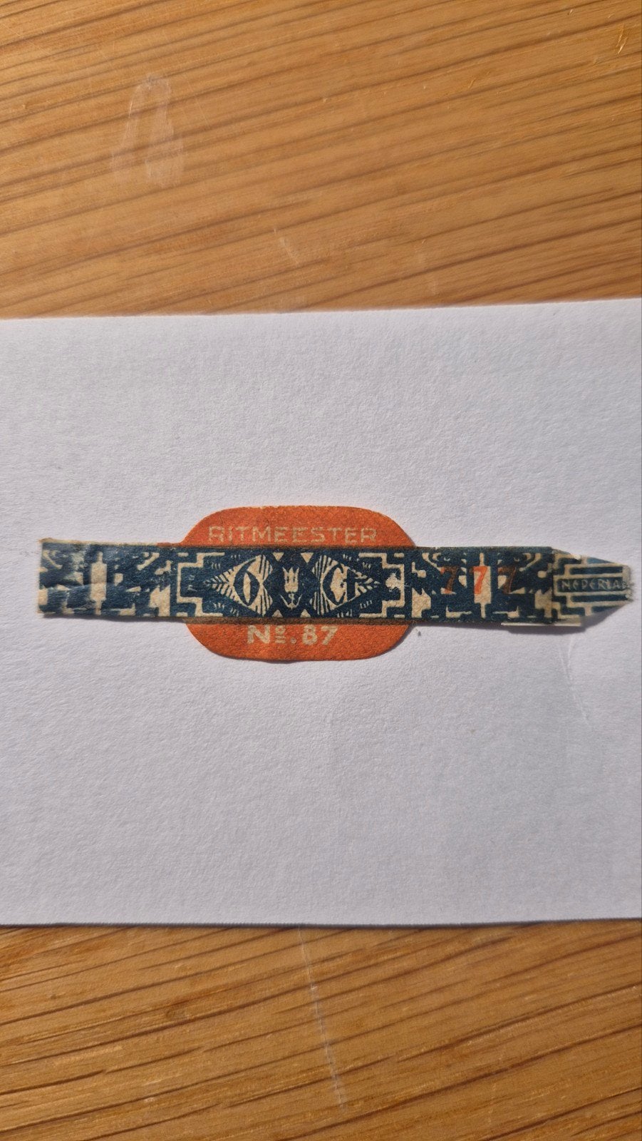 Sigarenbanden Veenendaal, Ophalen, Zo goed als nieuw, Sigarenbandjes