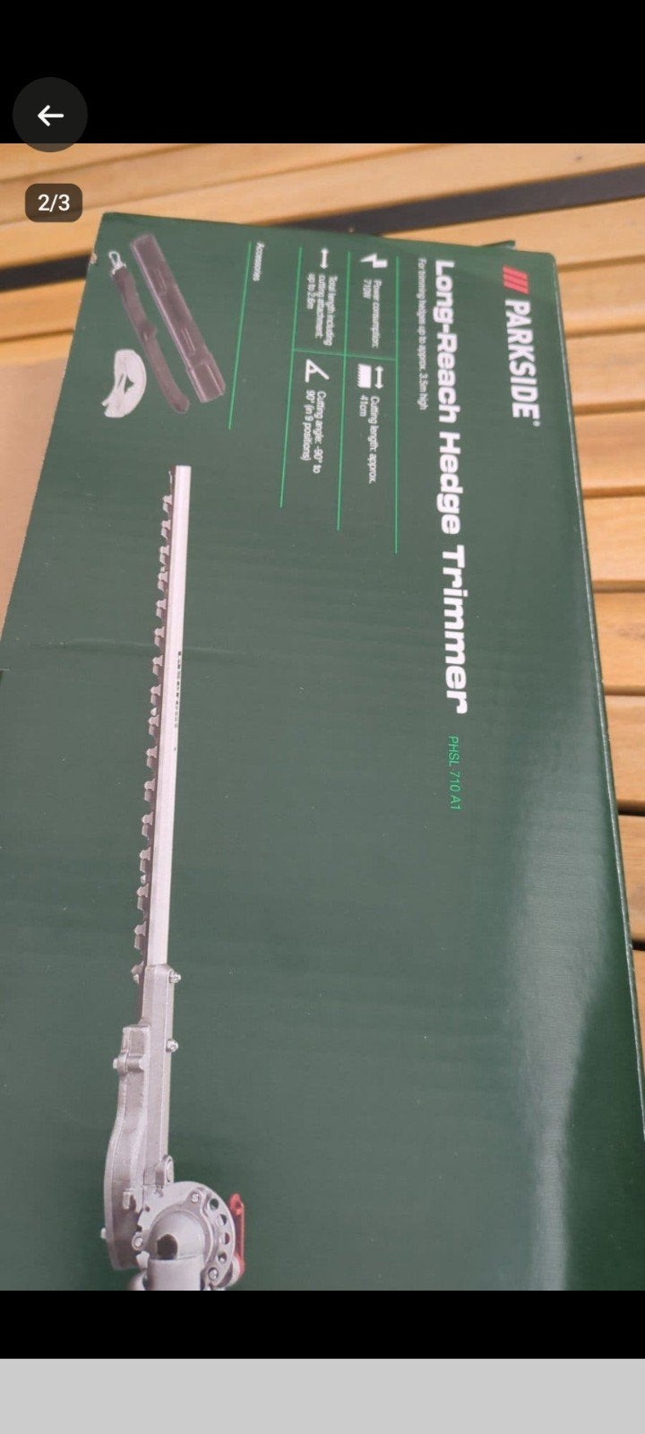 Heggenschaar met bijbehorende steel tot 3,5m, Ophalen of Verzenden