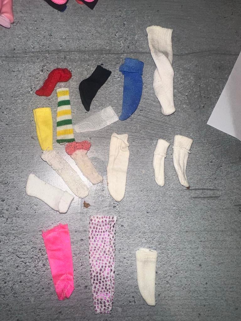 546 Diverse Barbie sokken - vintage, Ophalen of Verzenden, Gebruikt, Pop