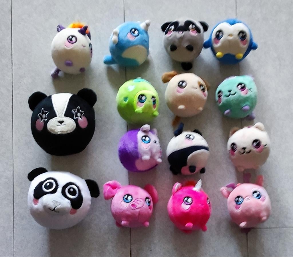 Squeezamals collectie - 15 stuks met extra freebies!, Ophalen