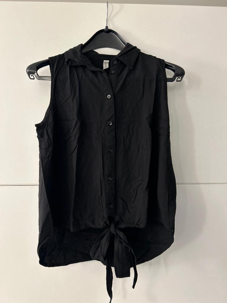 Rainbow mouwloze zwarte blouse, Kleding | Dames, Maat 38/40 (M), Rainbow, Zwart, Ophalen of Verzenden