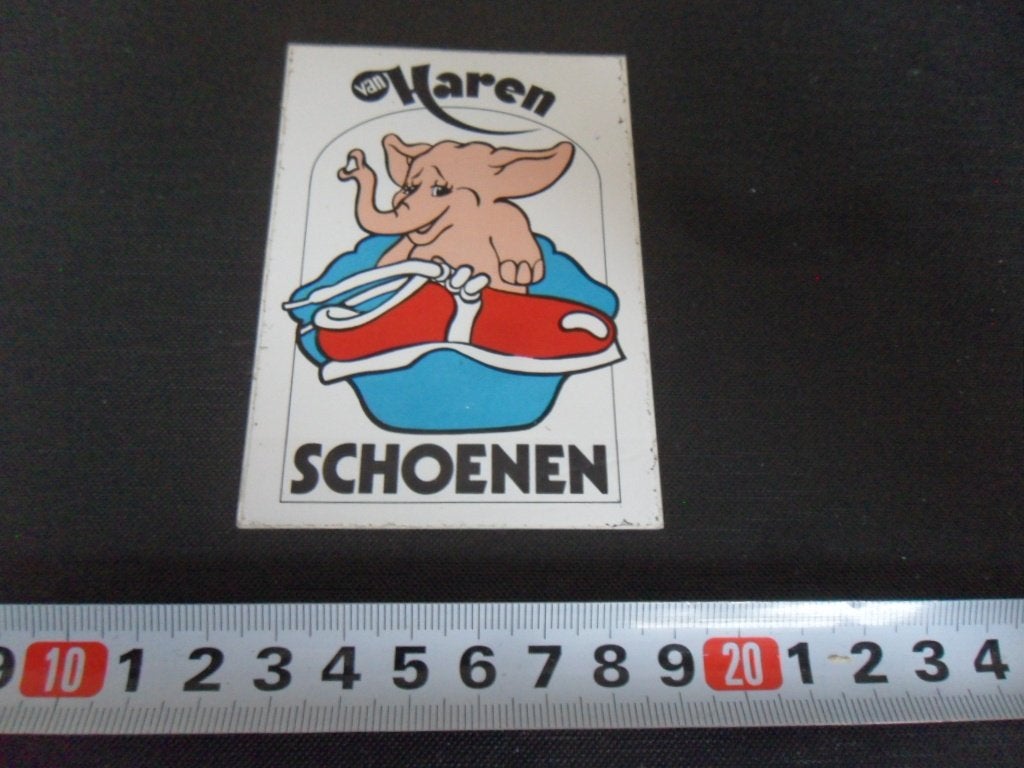 sticker van HAREN schoenen Olifant, Ophalen of Verzenden, Zo goed als nieuw