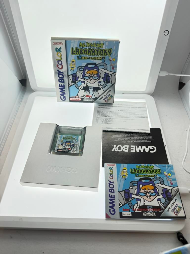 Dexter's Laboratory: Robot Rampage Game Boy Color, Spelcomputers en Games, Avontuur en Actie, 1 speler, Ophalen of Verzenden, Zo goed als nieuw