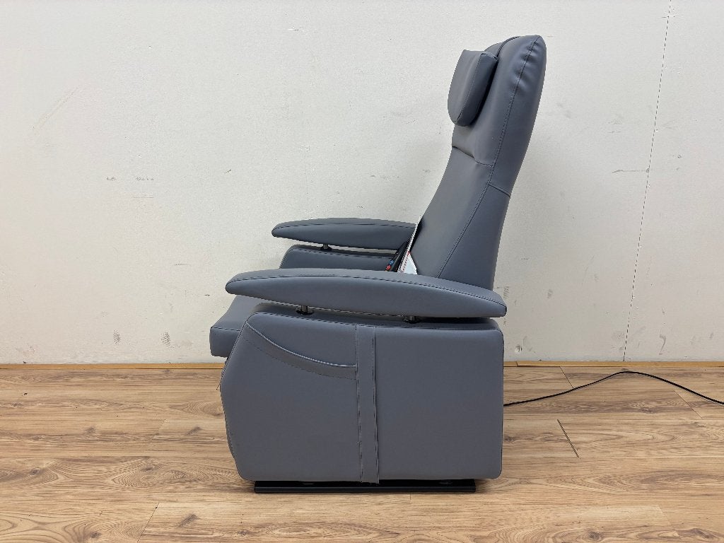 Fitform 574 sta op stoel leder ice blue, Huis en Inrichting, Stoelen, Ophalen, Blauw, Leer, Zo goed als nieuw