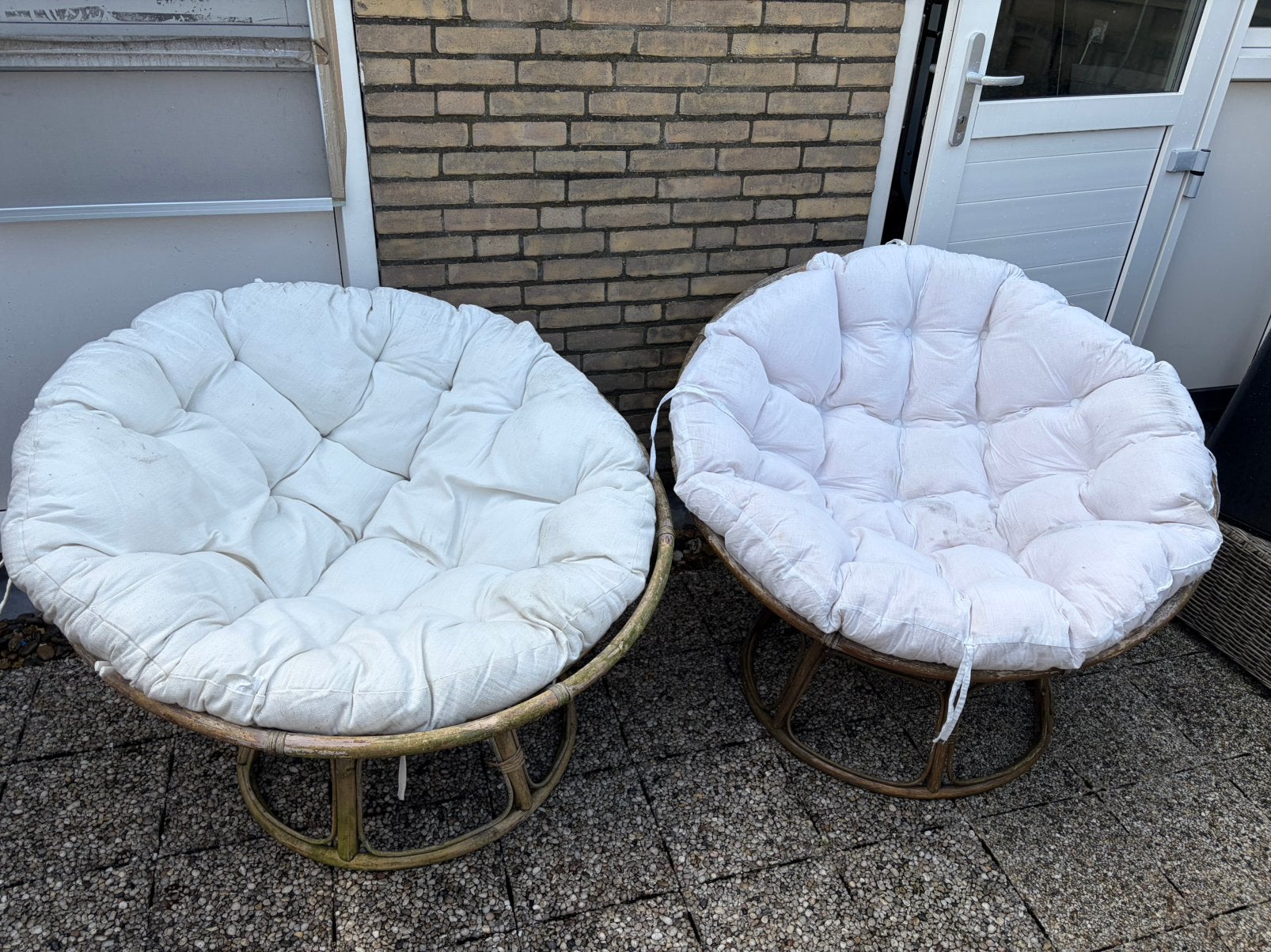 Ronde ruinstoelen papasan, Ophalen of Verzenden, Eén