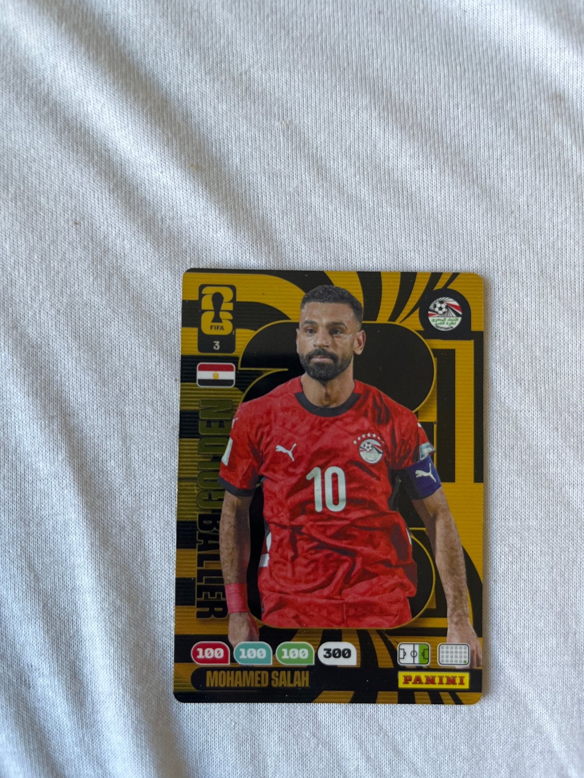 Mohamed Salah Panini FIFA 365 Adrenalyn XL Spelerskaart, Ophalen of Verzenden, Zo goed als nieuw, Buitenlandse clubs, Spelerskaart