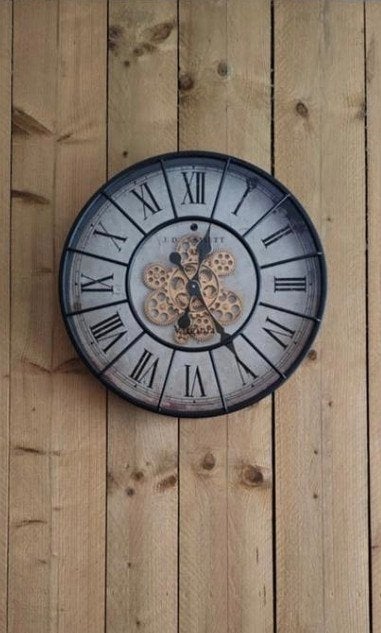 Mooie wandklok met radar., Huis en Inrichting, Woonaccessoires | Klokken, Ophalen of Verzenden, Wandklok