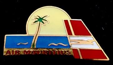 Air Mauritus pin, Verzamelen, Speldjes, Pins en Buttons, Verzenden, Nieuw, Transport, Speldje of Pin