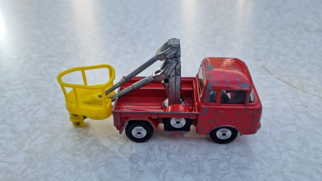 Vintage Corgi Toys Jeep FC-150 hoogwerker – Made in Britain, Ophalen of Verzenden, Gebruikt, Auto, Corgi
