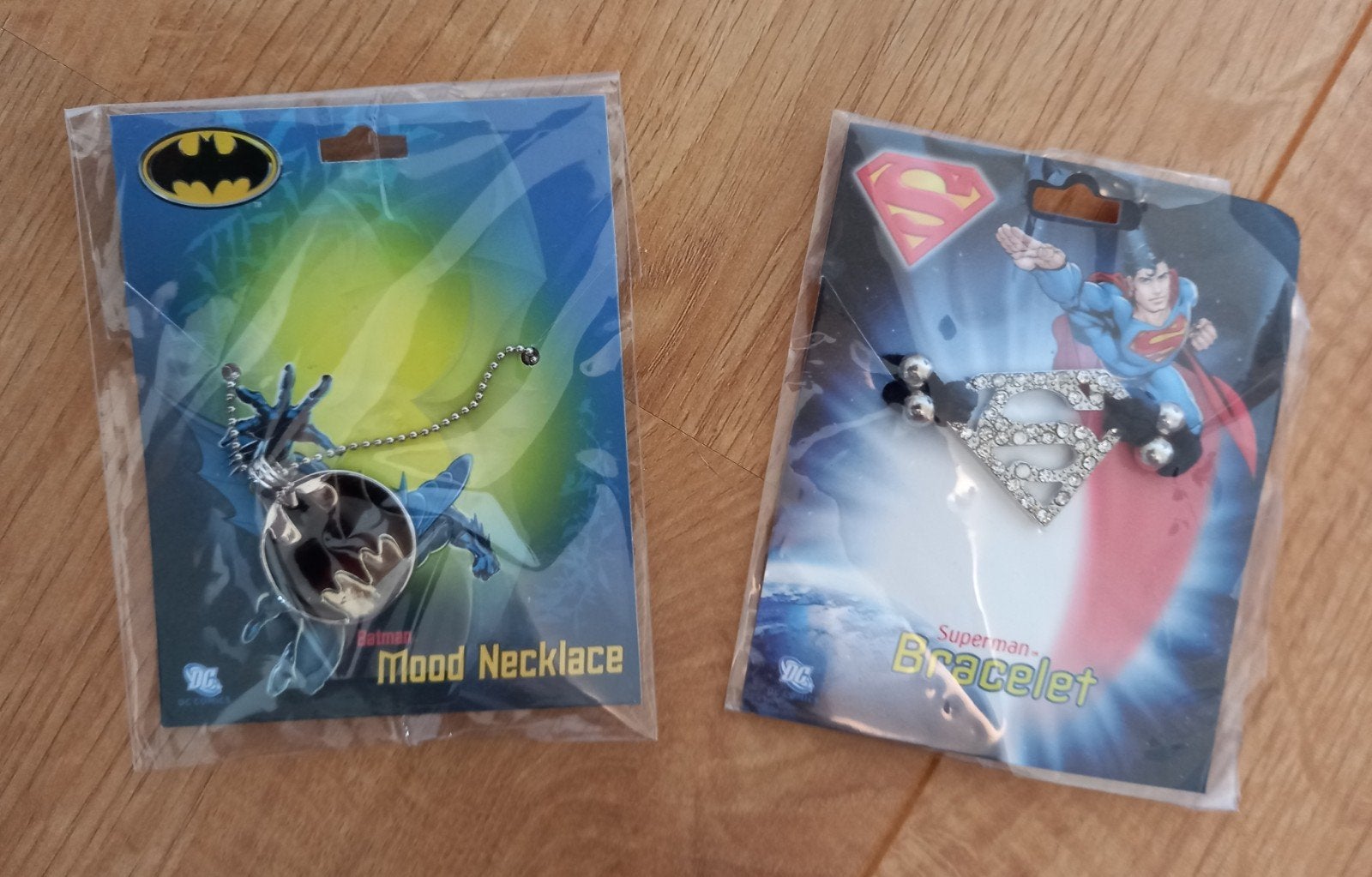 Batman ketting en Superman armband, Ophalen of Verzenden, Nieuw, Zwart, Ketting