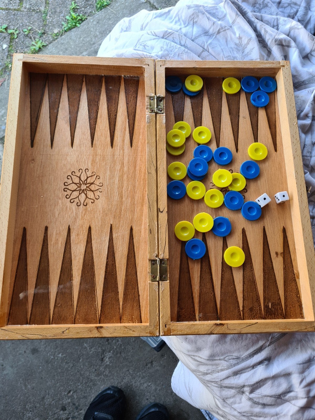 te koop tavla of backgammon, Ophalen of Verzenden, Zo goed als nieuw