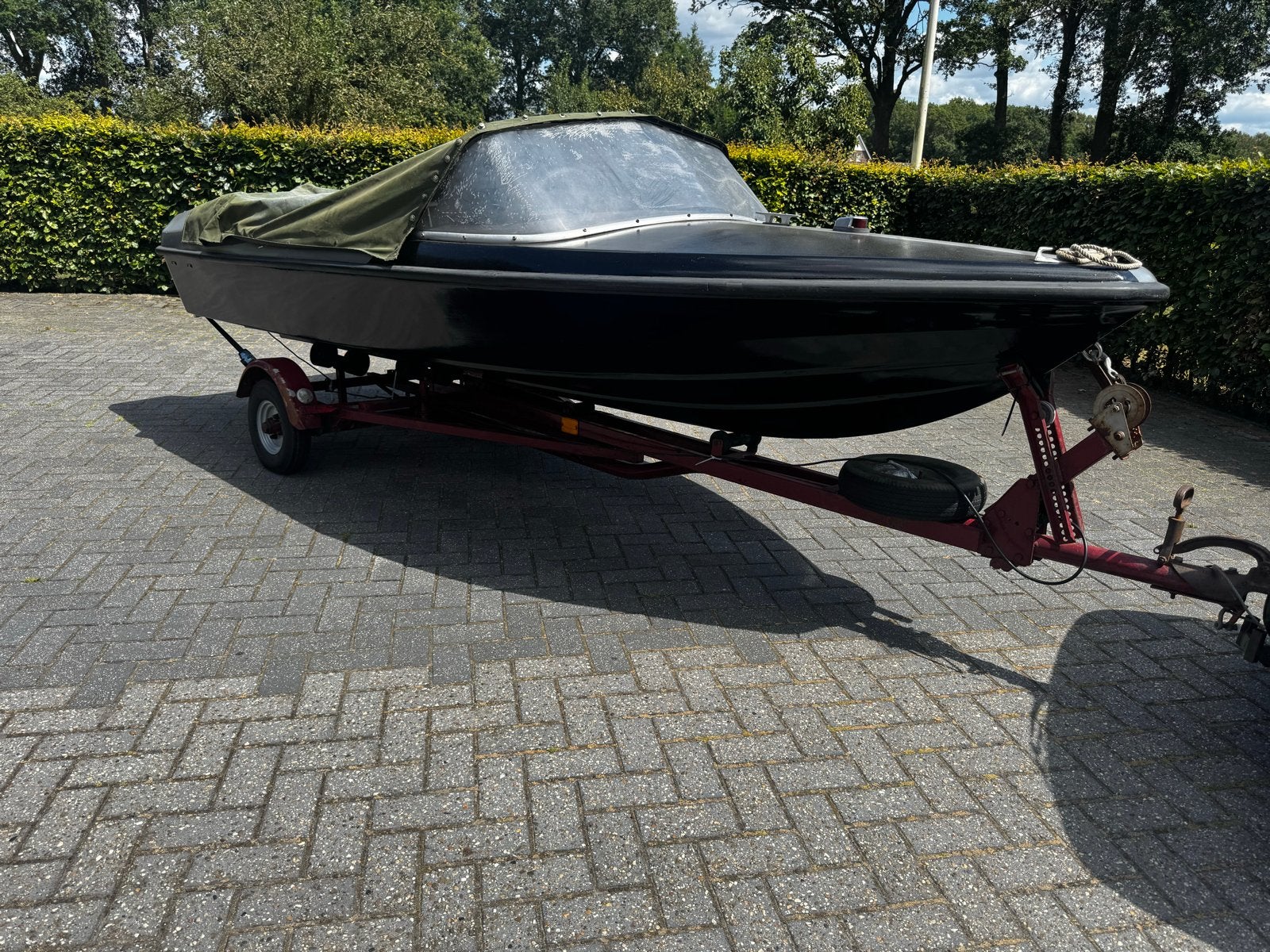 Vega speedboot met buitenboordmotor, Ophalen, Overige merken, Gebruikt, Elektrische start